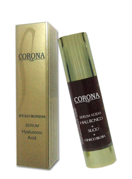 Corona de Oro Serum Ácido Hialurónico + Silicio + Ginko Biloba