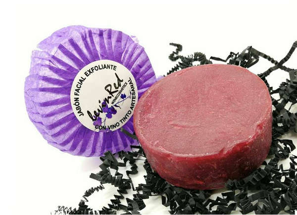 Levinred Jabón Facial Exfoliante con Vino Ribeiro