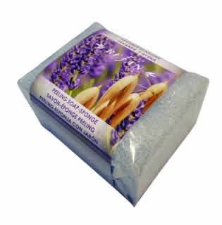 Refan Jabón-Esponja Peeling de Lavanda y Avena