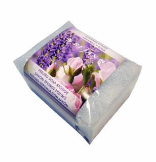 Refan Jabón-Esponja Peeling - Lavanda y Rosa
