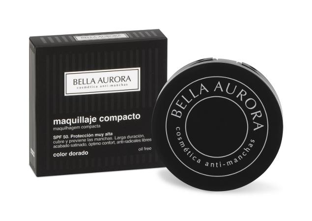 Bella Aurora Maquillaje Compacto Dorado SPF 50