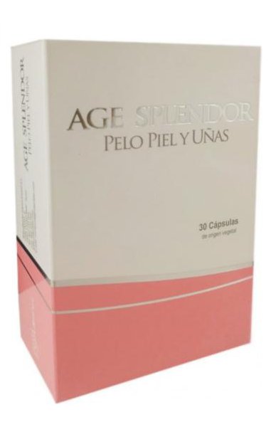 Age Splendor Pelo, Piel y Uñas - Complemento Dietético 30 Cápsulas