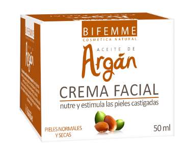 Bifemme Crema Facial con Aceite de Argán