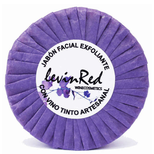 Levinred Jabón Facial Exfoliante con Vino Ribeiro