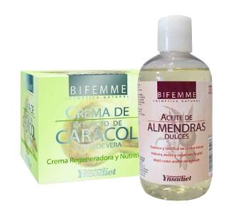 Bifemme Pack Nº4 (Aceite de Almendras + Crema de Caracol)