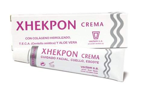 Xhekpon Crema Con Colágeno - Facial, Cuello y Escote